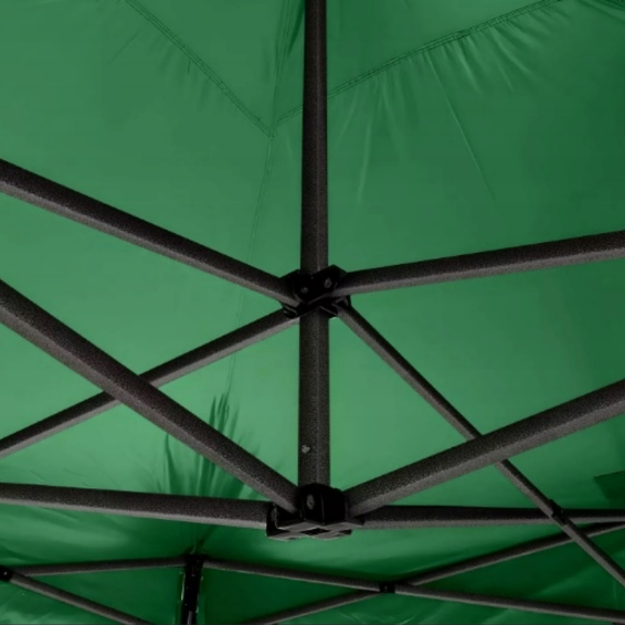 Cort pavilion pliabil 3 x 3 m, Zola, 3 pereti laterali detasabili, structura metalica din otel, inaltime reglabila, prelata impermeabilia, 600D, rezistent la apa si raze UV, verde Cort pavilion pliabil 3 x 3 m, Zola, 3 pereti laterali detasabili, structura metalica din otel, inaltime reglabila, prelata impermeabilia, 600D, rezistent la apa si raze UV, verde